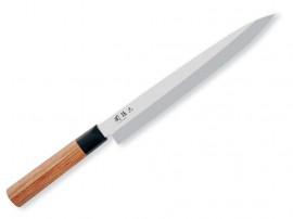 KAI Seki Magoroku Red Wood Yanagiba halszeletelő kés 24.cm